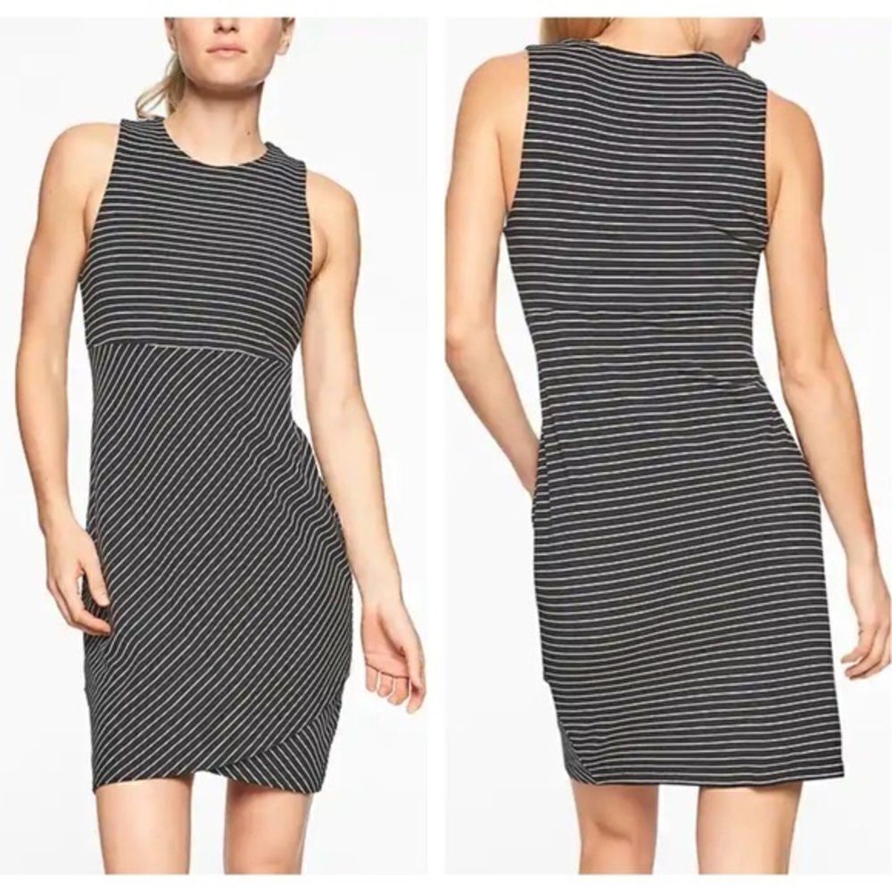Athleta La Palma Stripe Dress